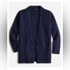 J.Crew Navy Eloise Sweater Blazer